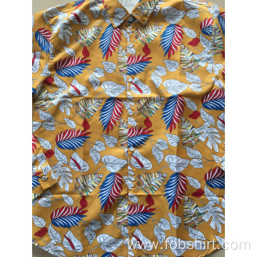 Cotton Printing Hawaii Shirt 133x72